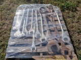 Group of Stainless Steel Wrenches on Pallet