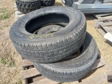 (2) Bridgestone Dueler H/L Alenza Tires, Size 255-65R18 111T