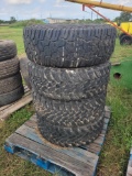 (4) Tires on a Pallet Size 35x12.50 R17 LT