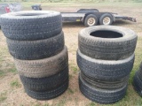 (9) Michelin Defender Tires, Size LTX 275/70R18 125/122R