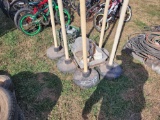Group of Pole Vaulting poles used for Rodeo, electrical covers, Misc.