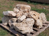 Pallet of Orange Big Rock Boulders