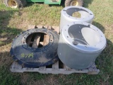 Pallet w/ (1) 12-Hole Wheel Assist Disc, (2) 12-Hole Wheel Spacers