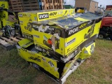 Pallet w/ (4) RYOBI 40V HP Brushless Self-Propelled Lawn Mowers