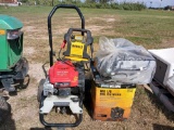 Group of (1) DeWalt 1400 Peak Jump Starter, (1) Craftsman 190cc Pressure Washer, etc.