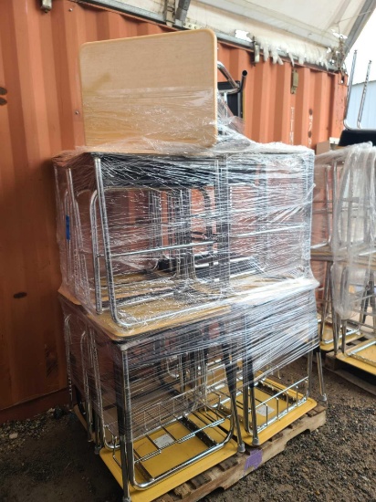 (1) Pallet w/ Student Desks