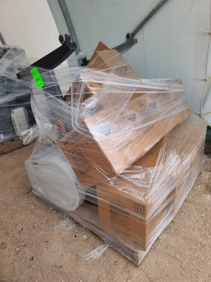 (1) Pallet w/ Laminator Roll Around, Mega Plate Activator