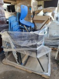 (1) Pallet w/ (1) Folding Table, Student Chairs