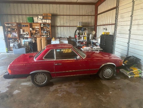 1987 Mercedes-Benz 560 Passenger Car, VIN#WDBBA48D3HA066423 *OFFSITE: 297 W. Ferguson Ave, Pharr, Tx