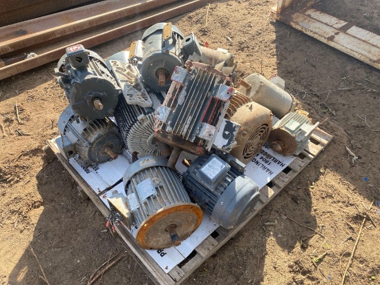 Group of Various 480 Volt Motors