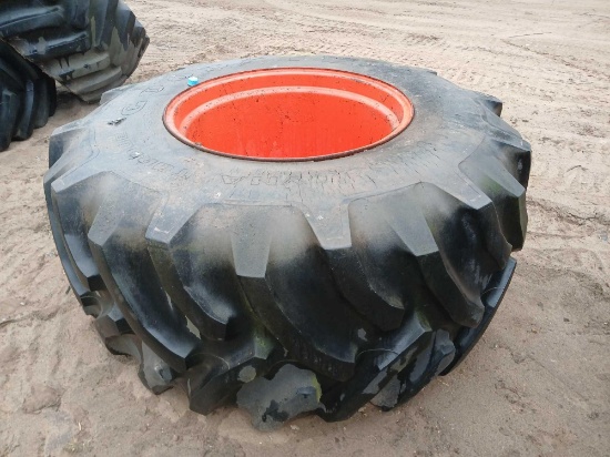 (2) Goodyear Kubota Tractor Tires, Size 30.5L-32