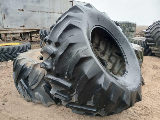 (2) Goodyear Tractor Tires, Size 30.5L-32