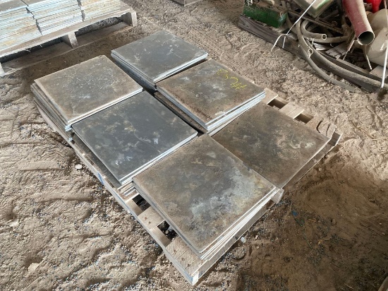 Group of Slate Floor Tiles on Pallet