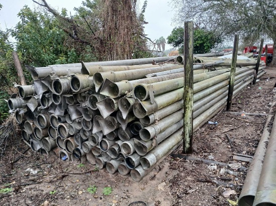 Group of Irrigation 6 in. Pipes (Apprx. 90 +/-)