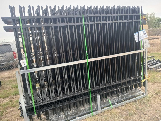 Group of (20) 2024 Unused Model FEN20 Galvanized Steel Landscape Fencing