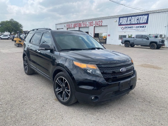 2014 Ford Explorer Multipurpose Vehicle (MPV), VIN # 1FM5K8GT6EGC23328