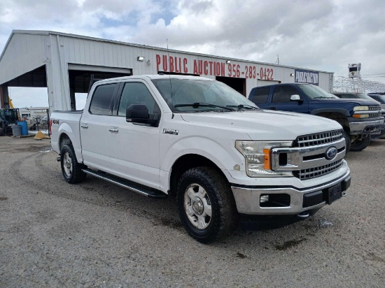 2018 Ford F-150 Pickup Truck, VIN # 1FTEW1EG8JKC43674
