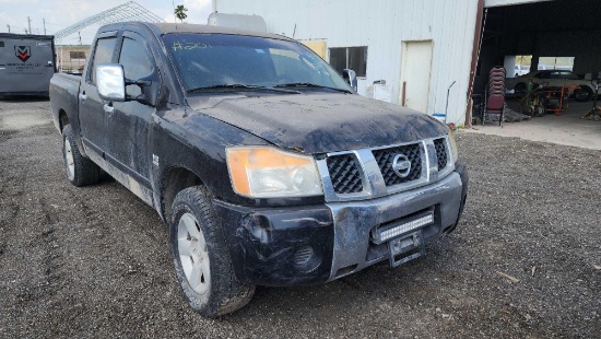 2004 Nissan Titan Pickup Truck, VIN # 1N6AA07A74N563973
