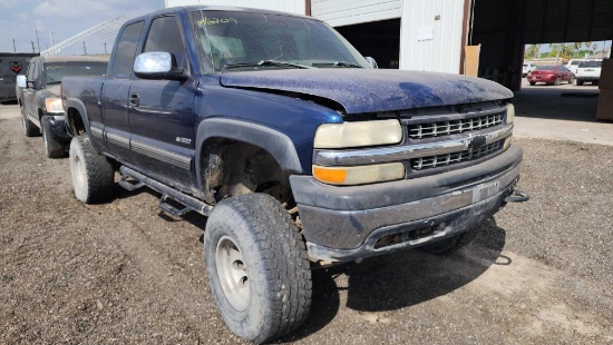 2002 Chevrolet Silverado Pickup Truck, VIN # 2GCEK19V721151882