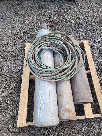 (3) Torch Bottles with Hoses