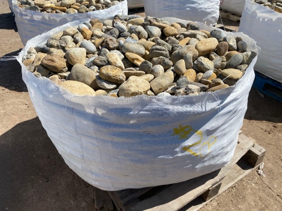 Pallet of Landscape River Rocks