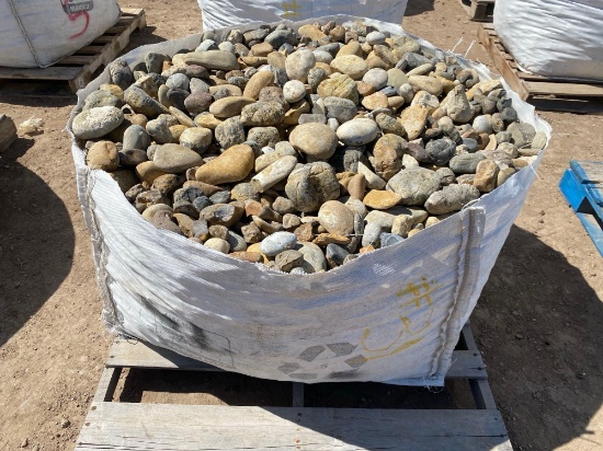 Pallet of Landscape River Rocks