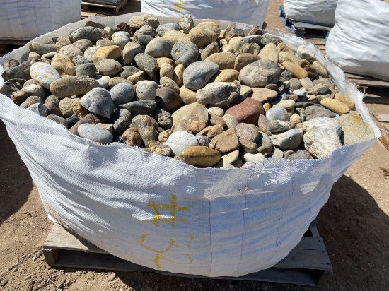 Pallet of Landscape River Rocks