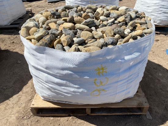 Pallet of Landscape River Rocks