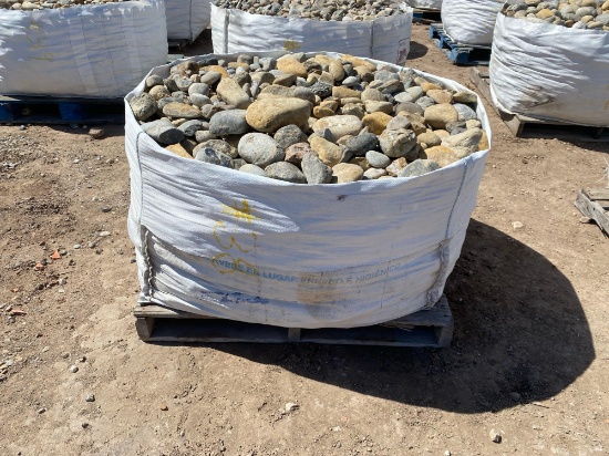 Pallet of Landscape River Rocks