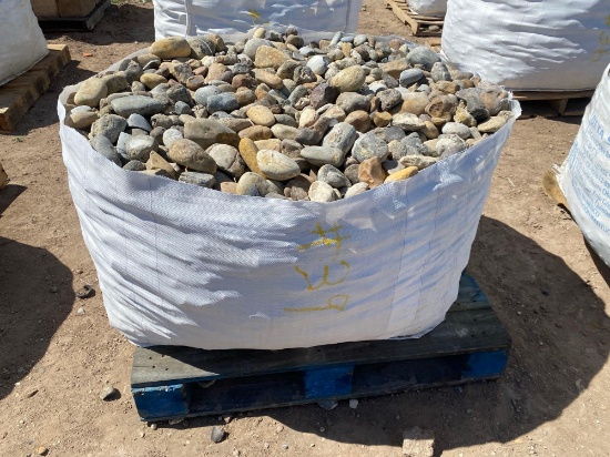 Pallet of Landscape River Rocks