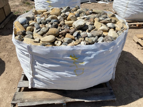 Pallet of Landscape River Rocks