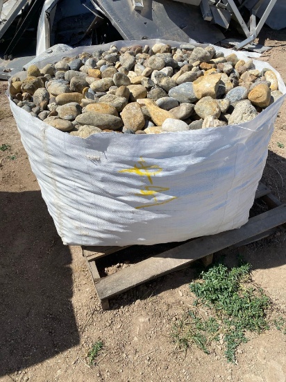 Pallet of Landscape River Rocks