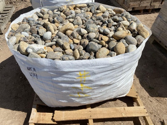 Pallet of Landscape River Rocks