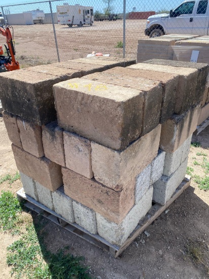 Pallet of Concrete Brick Blocks