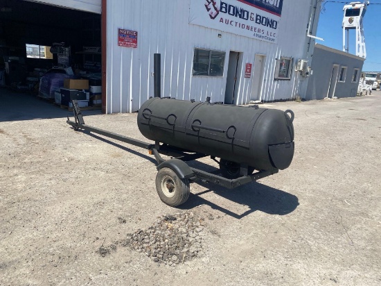 Pull-Behind BBQ Smoker, *RECEIPT SERVES AS BILL OF SALE