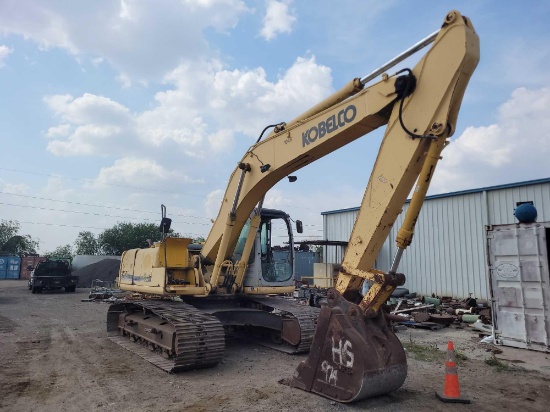KobelcoSK210LC Trackhoe Excavator, Srl.#Y008-U3230