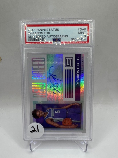 2017 PANINI STATUS DeAARON FOX NEW BREED PSA 9