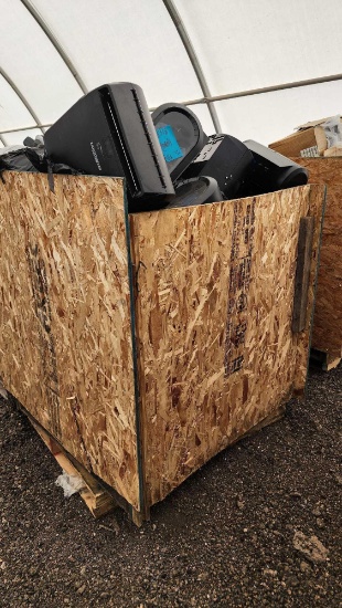 (1) Pallet w/ Toilet Paper & Hand Towel Dispensers