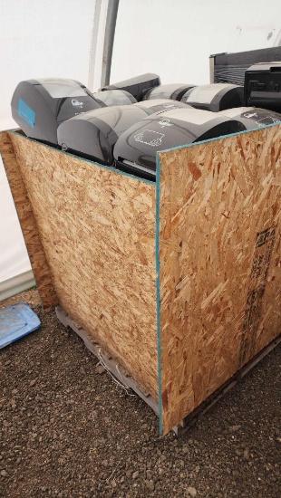 Group of MerfiniViewPaper Towel Dispensers on Pallet