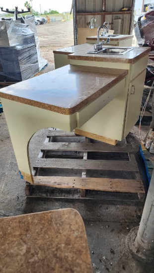 Kitchen Sink w/ Cabinet and Counter Attachment on Pallet
