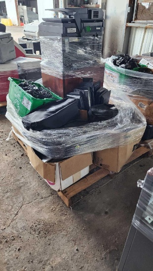 (1) Pallet w/ CPS Classroom Performance System Clickers, Laptop Chargers, ETC.