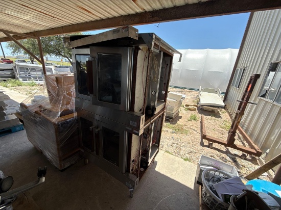 (1) Stainless/S Commercial Double-Deck Convection Oven