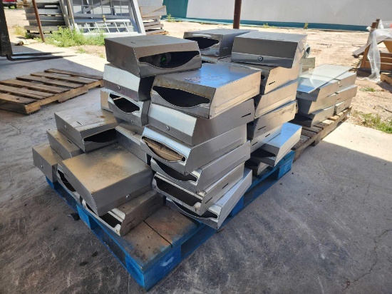 Group of Stainless/S Commercial Paper Towel Dispensers on Pallet