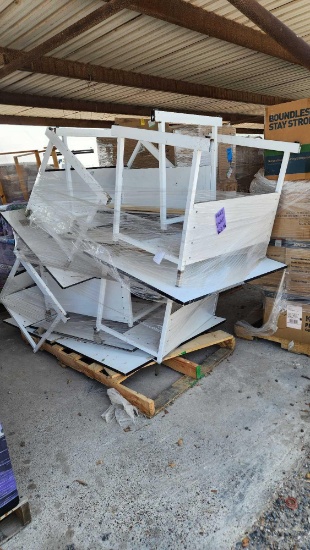 Group of Desks on Pallet