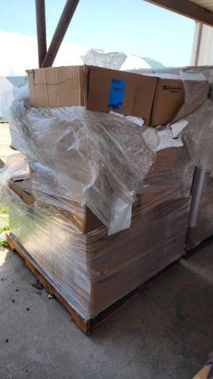 Boxes of SCJ Professional Hand Sanitizer Dispensers on Pallet
