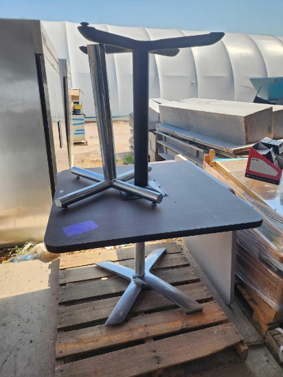 (2) Tables, (1) Table Leg on Pallet