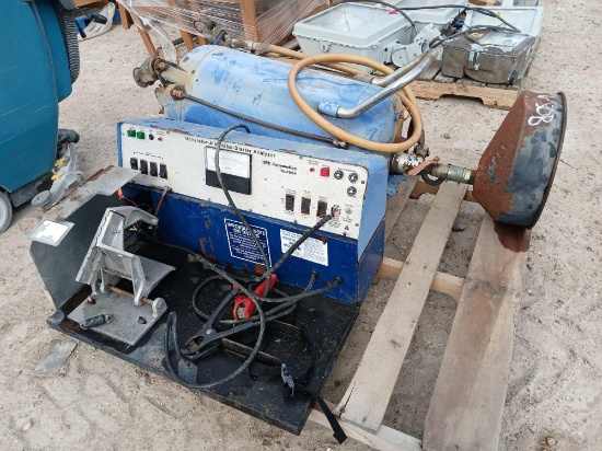 (1) Pallet w/ Generator Alternator Starter Tester, Sears Steam Cleaner