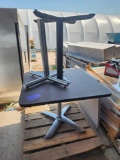 (2) Tables, (1) Table Leg on Pallet