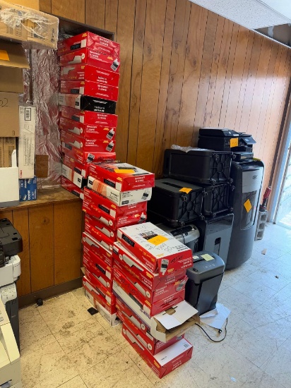 Group of Sharp EL- 2630P lll Electronic Printing Calculators. OFFSITE: BROWNSVILLE, TX