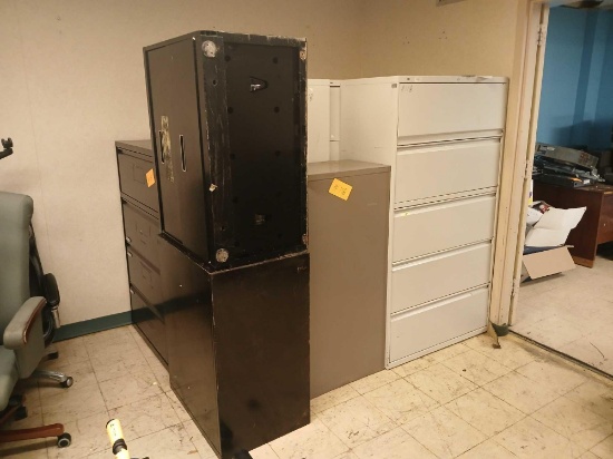 Group of Lateral File Cabinets. OFFSITE: BROWNSVILLE, TX